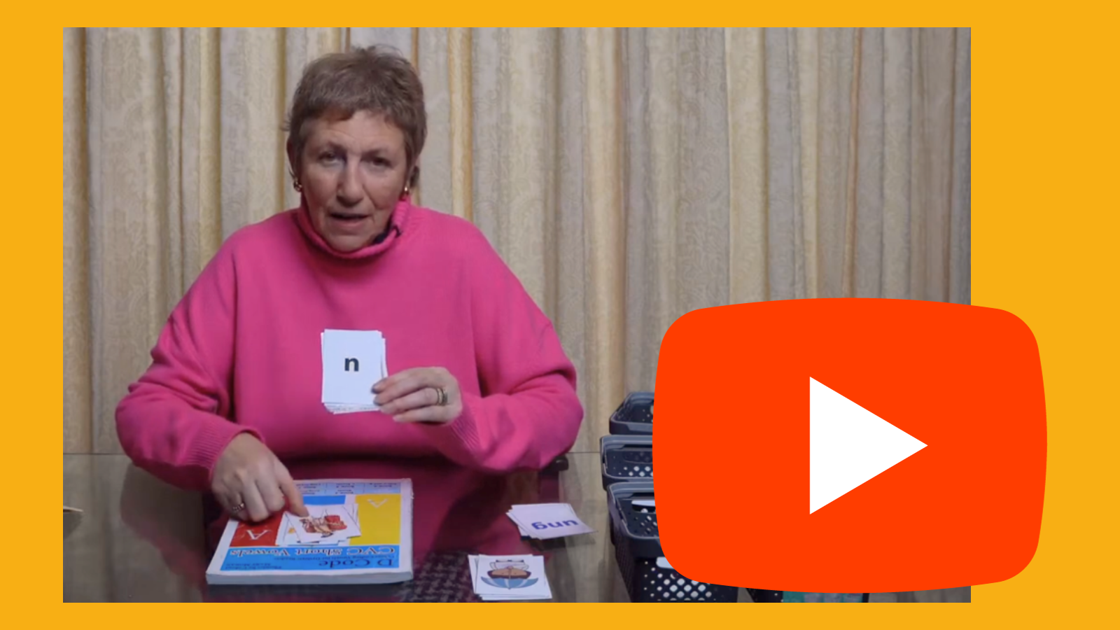 A video of Marie Moran, author of dyslexia-friendly books and materials for children