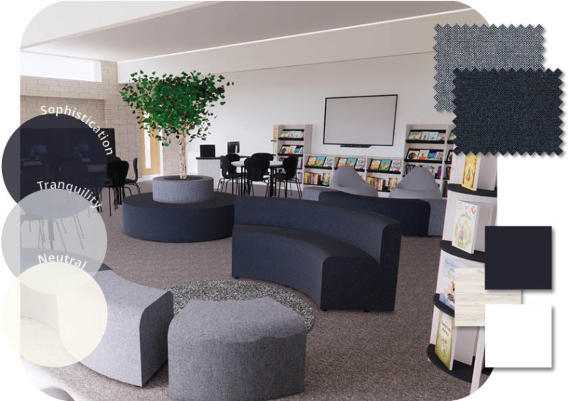 Modern school library layout examples | How to design a modern school library layout