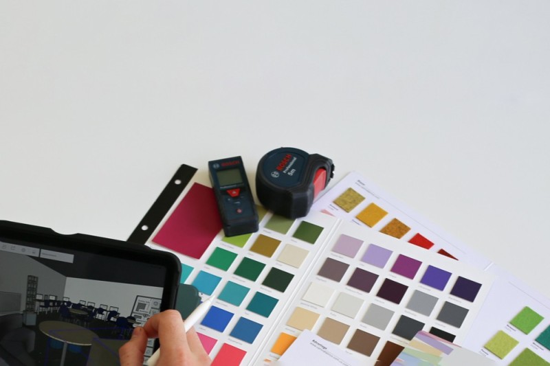 How do I choose the right colours for my library or classroom?