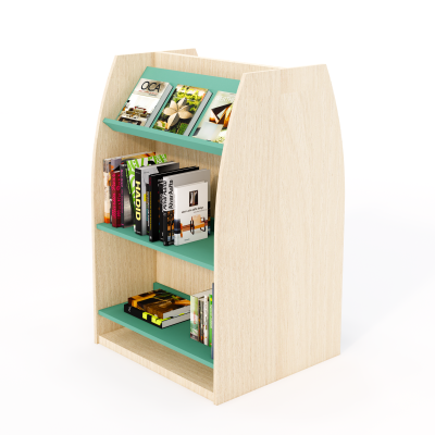 Geo double sided bookshelf - 120cm