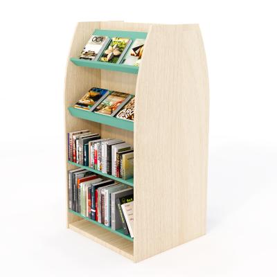 Geo double sided bookshelf - 150cm