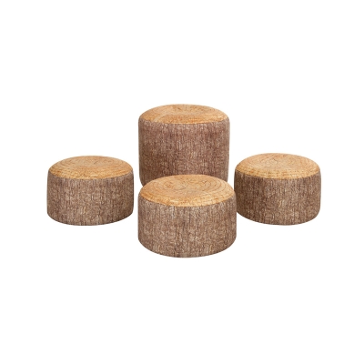 Teachers set of tree stumps